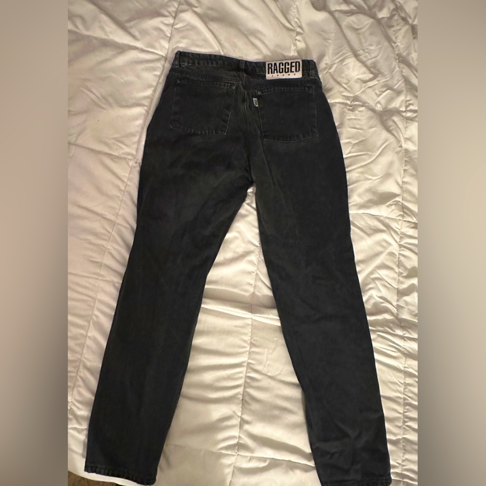 Ragged Priest Black Mom Jean Size 30